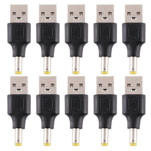 10 connecteurs d'alimentation CC de masque 4,8 x 1,7 mm à masque USB 2.0, 4,8 x 1,7 mm