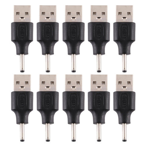 10 connecteurs d'alimentation CC à partir d'un masque de 3,0 x 1,1 mm vers un masque USB 2.0, 3,0 x 1,1 mm