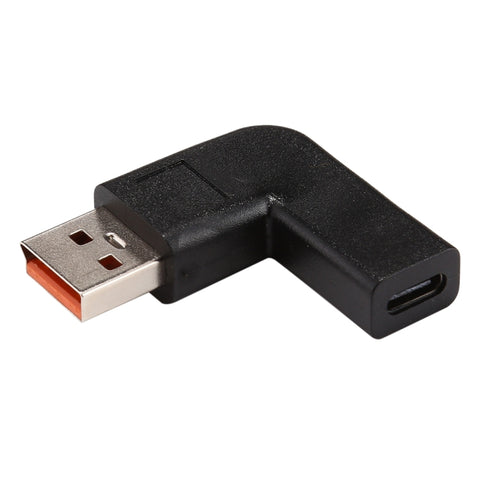 Adattatore alimentazione angolato 90° USB-C femmina a Lenovo Yoga 3