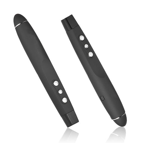 Penna laser wireless da 2,4 GHz per girare pagine di PowerPoint Penna per proiezione di presentazioni wireless multimediali con ricevitore USB, distanza telecomando: 30 m, 30m