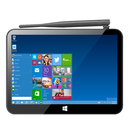 Mini PC tablet stile PiPo X11 TV Box, 3 GB+64 GB, 9,0 pollici Windows 10 Intel Celeron N4020 Quad Core fino a 2,8 GHz, presa USA/UE