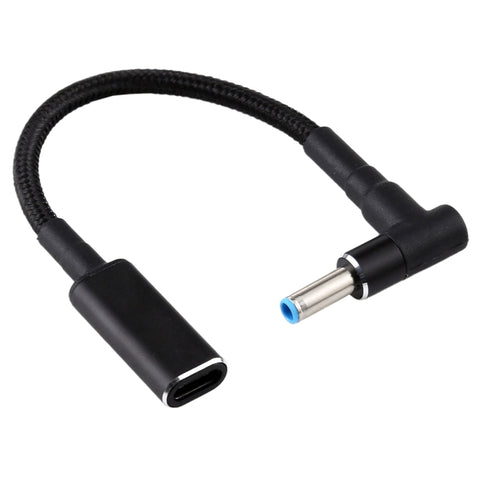 Cavo Nylon Intrecciato con Adattatore USB-C PD 100W per HP, 4.5 x 0.6
