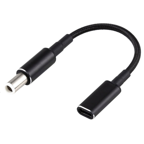 Cavo intrecciato in nylon adattatore PD 100 W 18,5-20 V 7,4 x 0,6 mm a USB-C/Type-C per Dell, 7.4 x 0.6mm