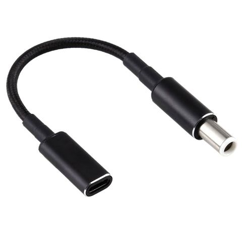 Cavo intrecciato in nylon adattatore PD 100 W 18,5-20 V 7,4 x 0,6 mm a USB-C/Type-C per Dell, 7.4 x 0.6mm