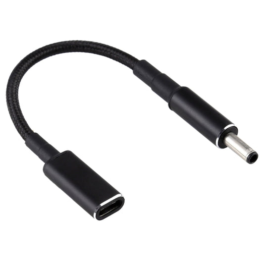 cavo-intrecciato-in-nylon-adattatore-pd-100-w-185-20-v-45-x-06-mm-a-usb-c-type-c-per-dell-4-5-x-0-6mm - immagine 1