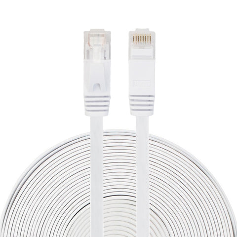 Cavo LAN di rete Ethernet piatto ultrasottile CAT6 da 20 m, cavo patch RJ45, Length: 20m