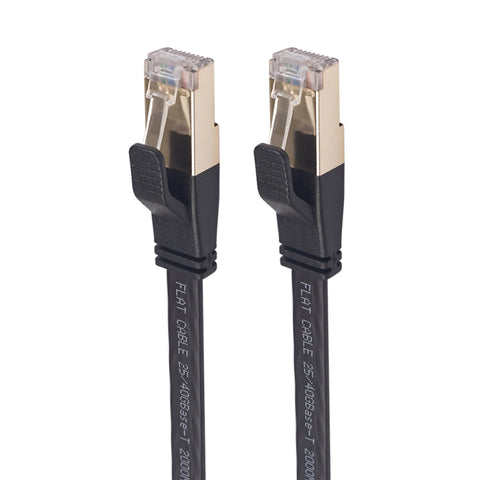 Cavo LAN di rete piatto CAT8 con doppia schermatura CAT8-2, lunghezza: 10 m, 10m