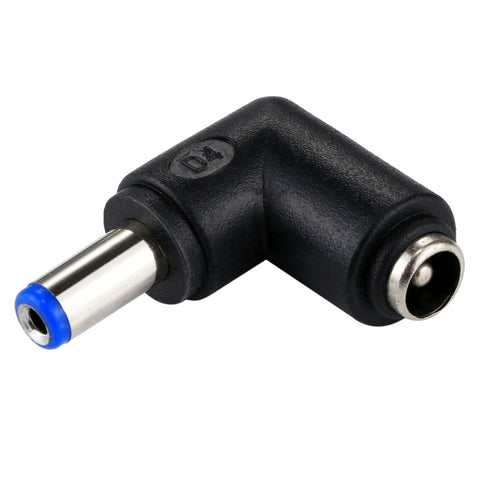 Adaptateur de connecteur d'alimentation mâle DC 4506 vers DC 7406 femelle pour ordinateur portable HP, connecteur à angle droit de 90 degrés, DC 5521 mâle vers femelle