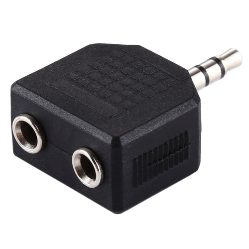 3.5mm Male to Dual Female Splitter Adapter for Audio Devices