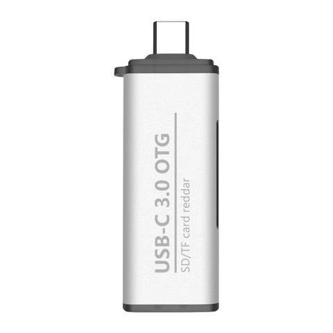 Adattatore OTG 3 in 1 Tipo C Maschio a USB 3.0 Femmina con Slot per