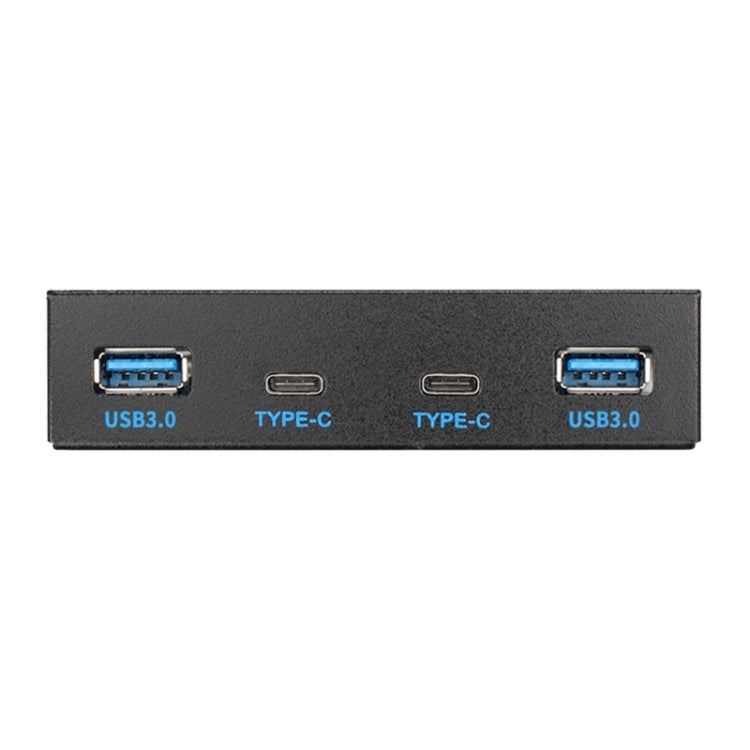 Pannello Frontale con 2 USB 3.0 e 2 Porte USB-C/Type-C