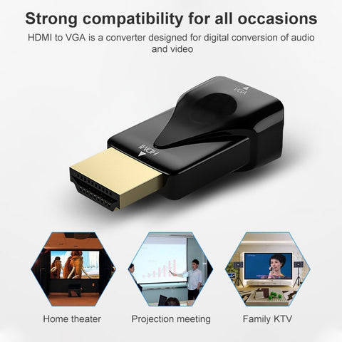 Adaptateur convertisseur HDMI vers VGA H79