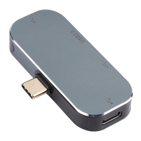 4 en 1 USB-C/Type-C maschio a USB-C/Type-C + USB 3.0 + Adaptateur double USB femelle, USB 3.0 + Double USB