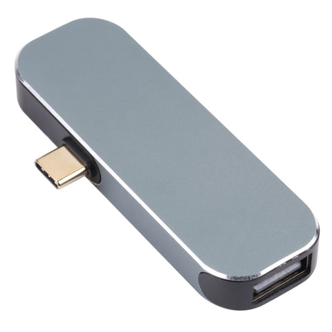 Adaptateur USB-C/Type-C 5 en 1 maschio a double USB-C/Type-C + double USB + USB 3.0 femmina, Dual USB-C / Type-C + Dual USB