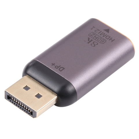 Adaptateur HDMI 2.1 femelle vers DP mâle 8K 60 Hz, DP mâle