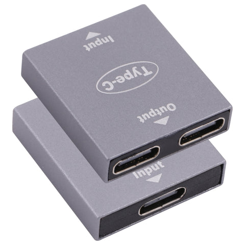 Convertitore da USB-C/Tipo-C Femmina a USB-C/Tipo-C Femmina 1 a 2, Type-C Female to Type-C Female