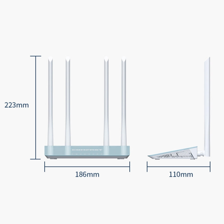 Router wireless doppia banda COMFAST CF-WR616AC V2 1200Mbps, CF-WR616AC V2