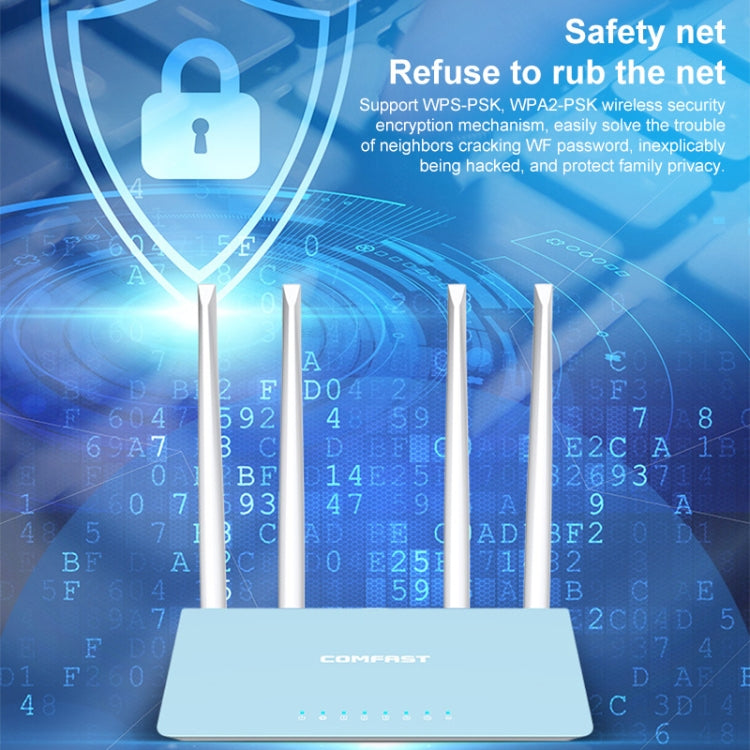 Router wireless doppia banda COMFAST CF-WR616AC V2 1200Mbps, CF-WR616AC V2