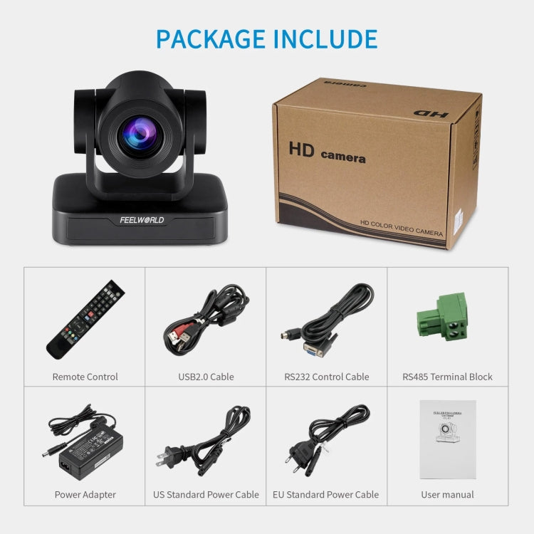 Telecamera PTZ USB 10X con Zoom Ottico 1080P per Videoconferenze -
