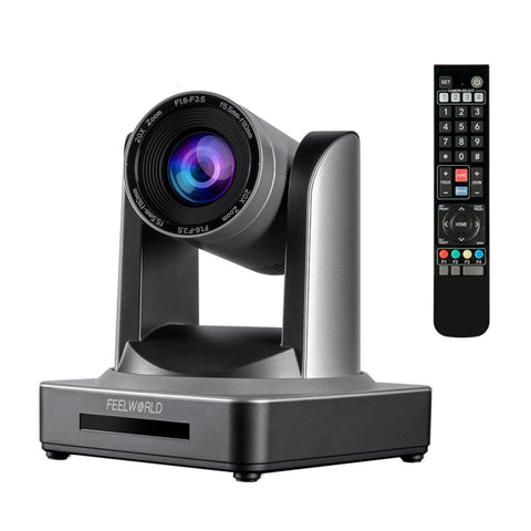 Telecamera PTZ FEELWORLD POE20X con Zoom Ottico 20X per Streaming
