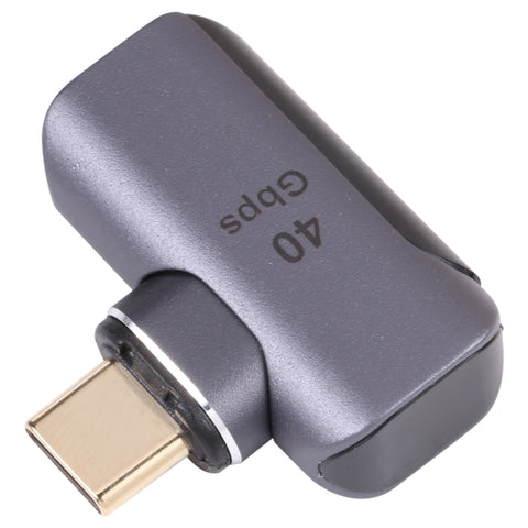 Adaptateur pour connecteur USB-C/Type-C de 40 Gbit/s pour homme et femme, Type-C 4.0 M vers F Elbow