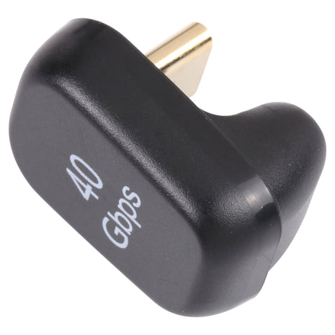 Adaptateur USB-C/Type-C 4.0 pour homme et femme 40 Gbit/s, Type-C 4.0 M vers F double coude