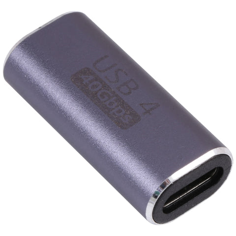 Adattatore in lega da USB-C / Type-C 4.0 da femmina a femmina da 40 Gbps, Type-C 4.0 F to F