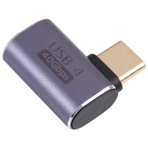 Adaptateur pour connecteur USB-C/Type-C de 40 Gbit/s pour homme et femme, Type-C 4.0 M vers F Elbow 1