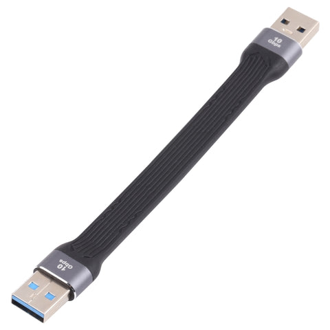 Cavo di ricarica rapida dati Soft Flat Sync da USB maschio a USB maschio da 10 Gbps, USB Male to USB Male