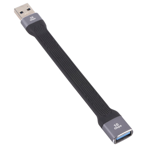 Cavo di ricarica rapida dati Soft Flat Sync da USB maschio a USB femmina da 10 Gbps, USB Male to USB Female