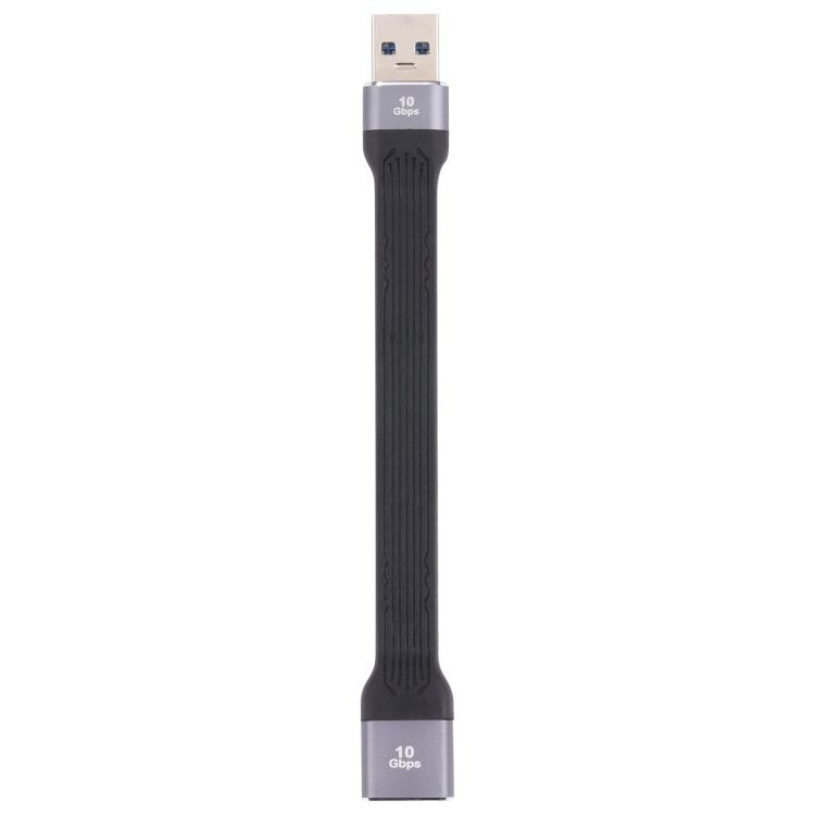 cavo-di-ricarica-rapida-dati-soft-flat-sync-da-usb-maschio-a-usb-femmina-da-10-gbps-usb-male-to-usb-female - immagine 3