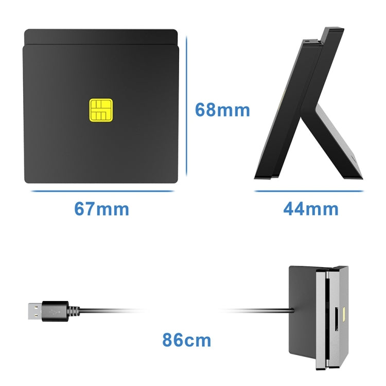 2-in-1 USB Card Reader for SIM & SD - Rocketek CR319