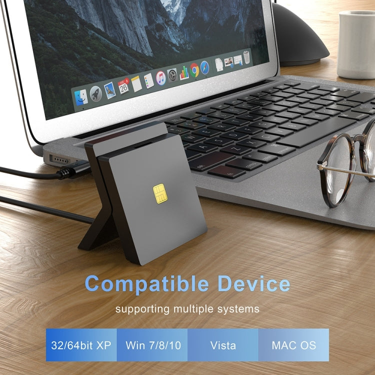 2-in-1 USB Card Reader for SIM & SD - Rocketek CR319