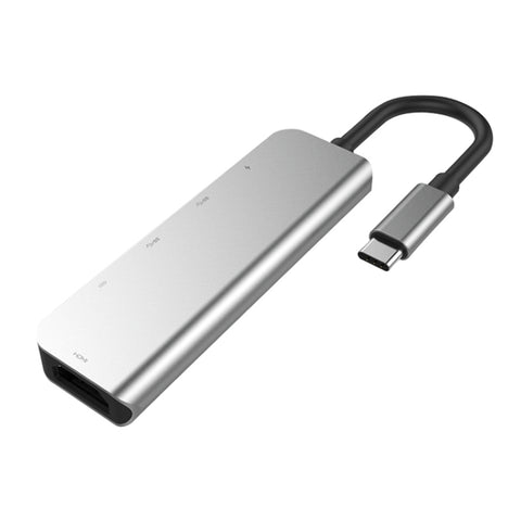 Adattatore HUB 5 in 1 HDMI + USB x 2 + PD x 2 a USB-C/Tipo-C, HDMI + USB x 2 + PD x 2