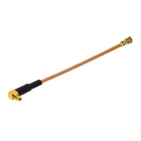 Cavo adattatore IPX femmina a MMCX femmina gomito RG178 - 15 cm