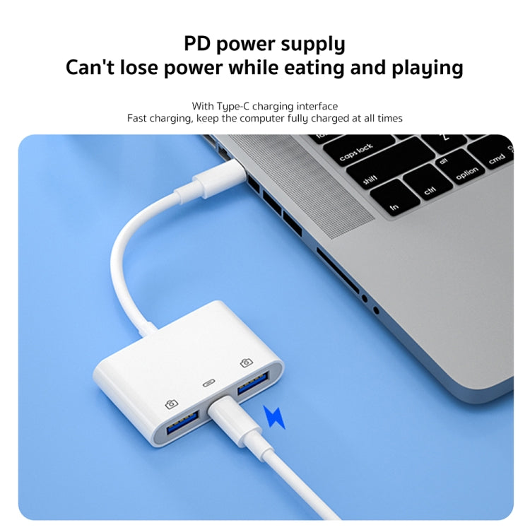 S-202 3 in 1 USB-C Adapter for Cameras and Devices