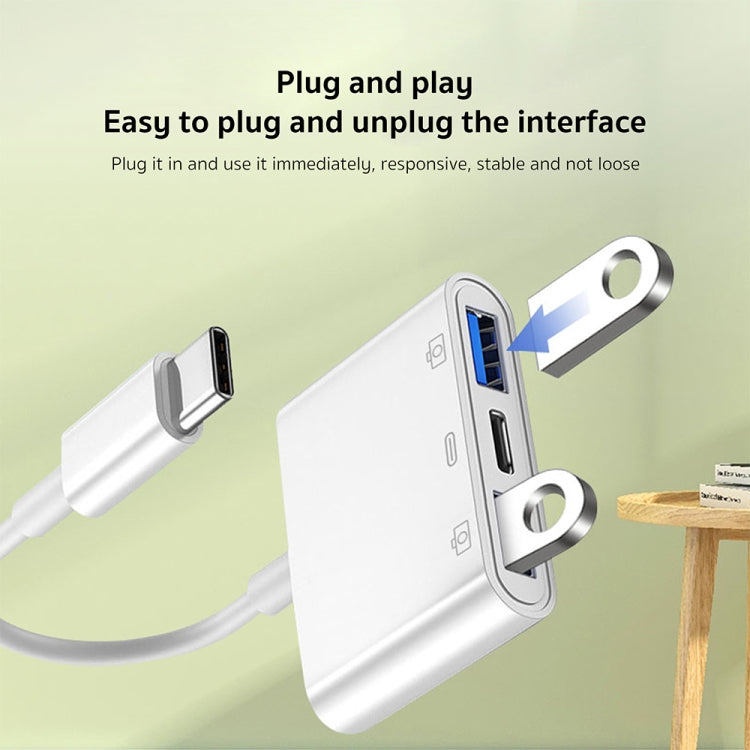 S-202 3 in 1 USB-C Adapter for Cameras and Devices