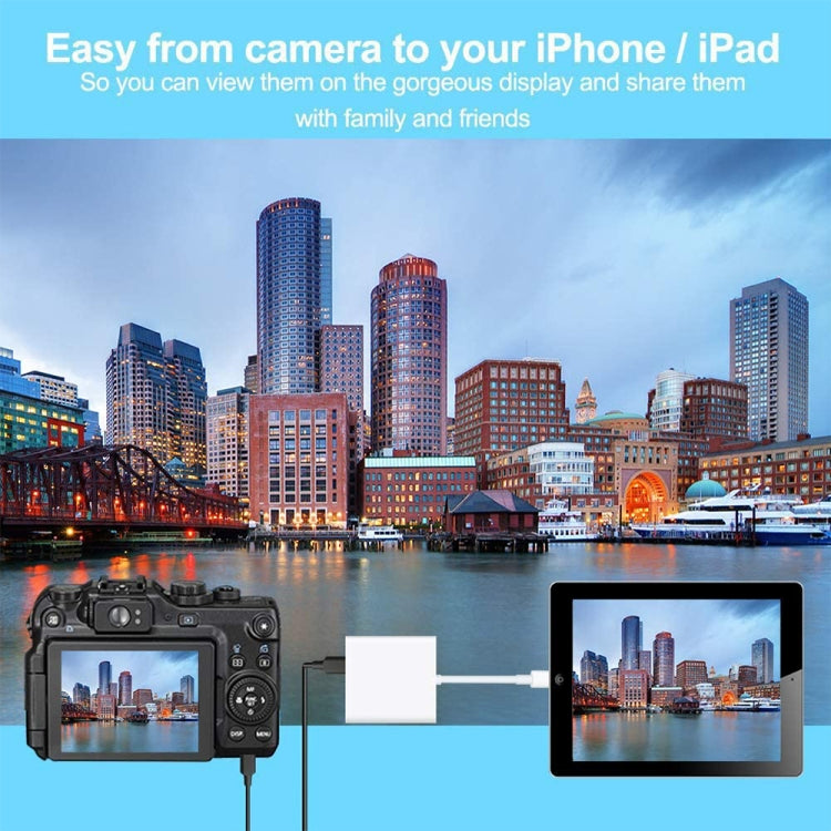 8 Pin to USB 3.0 Female Camera Adapter - 2 in 1 Cable