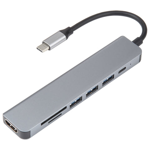 Adattatore HUB docking station da USB-C/Tipo-C a USB 7 in 1, 7 in 1