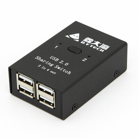 DY-B046 Adattatore per stampante flash USB con interruttore di condivisione USB 2.0 2 ingressi e 4 uscite, DY-B046