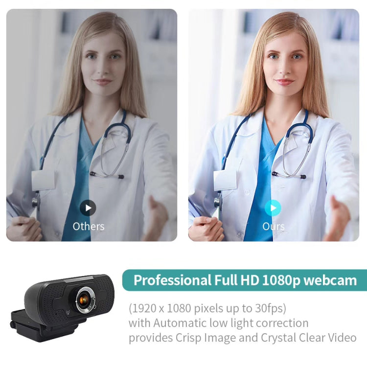 WebCam videocamera HD multifunzione HD-F18 1080P con microfono
