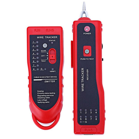 Localizzatore per Cavi RJ11 e RJ45 - Tester Rete LAN Ethernet e