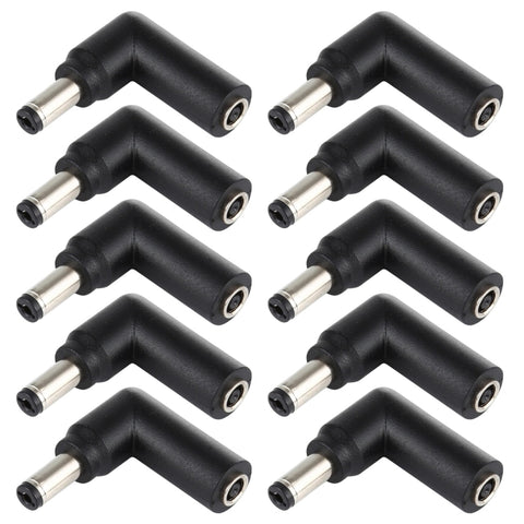 Connettori adattatori a gomito 4.5x3.0 mm maschio a 5.5x2.1 mm