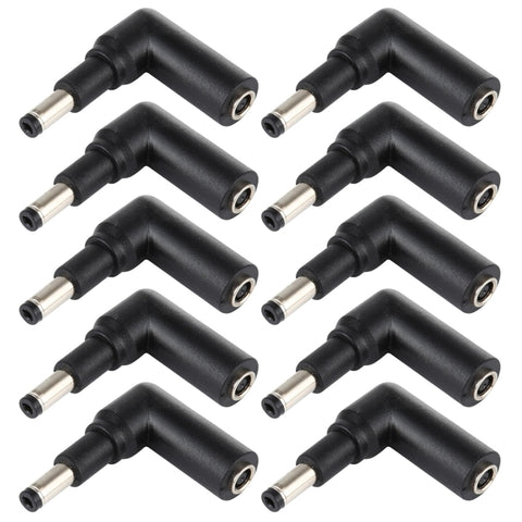 Adattatori a gomito 4,5 x 3,0 mm maschio a 4,8 x 1,7 mm femmina -