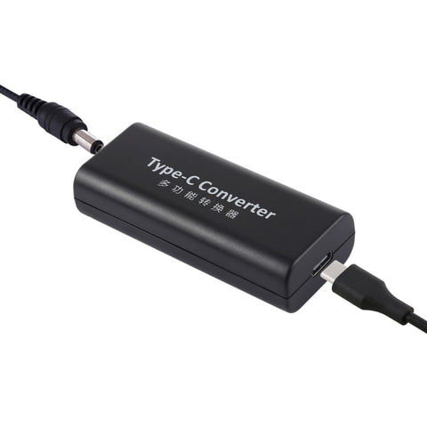 Prise d'alimentation DC 5,5 x 2,1 mm femelle à USB-C/type C adaptateur connecteur d'alimentation femelle avec câble USB-C/type C de 30 cm, 5,5x2,1 mm