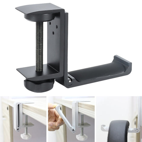 Gancio pour écran avec support de manchette en métal avec clip de bloc de table, type de clip de verrouillage de bureau