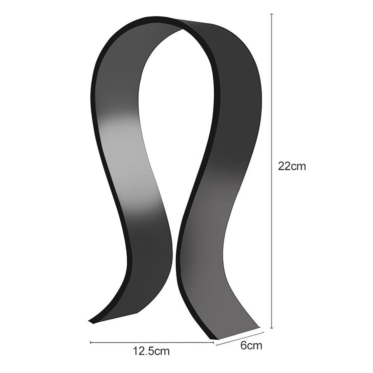Universal Acrylic Headphone Display Hook for Organizing