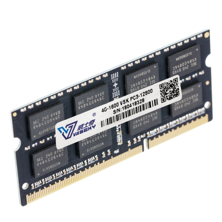 Vaseky Modulo RAM di memoria PC DDR3 da 4 GB 1600 MHz PC3-12800 per laptop, 4GB 1600MHz