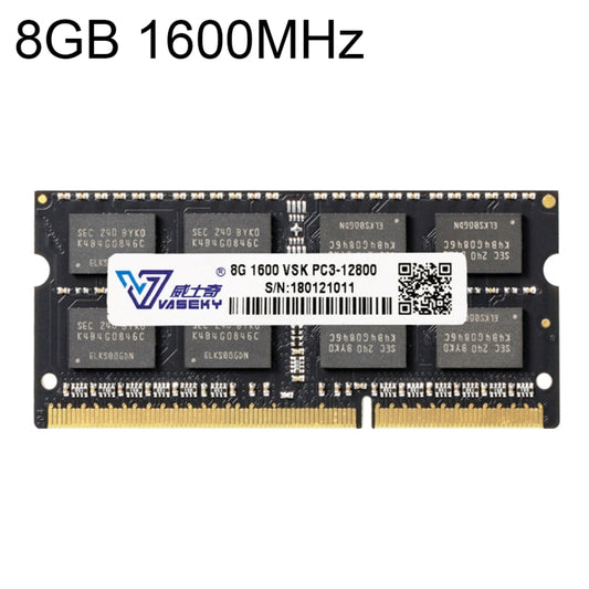 Vaseky Modulo RAM di memoria PC DDR3 da 8 GB 1600 MHz PC3-12800 per laptop, 8GB 1600MHz