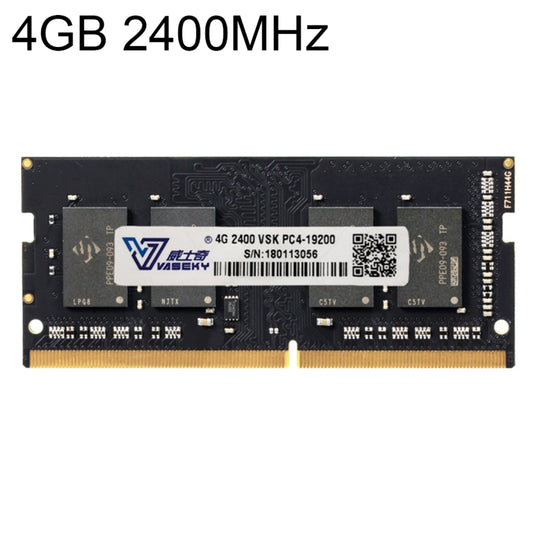 Vaseky Modulo RAM di memoria PC DDR4 da 4 GB 2400 MHz PC4-19200 per laptop, 4GB 2400MHz